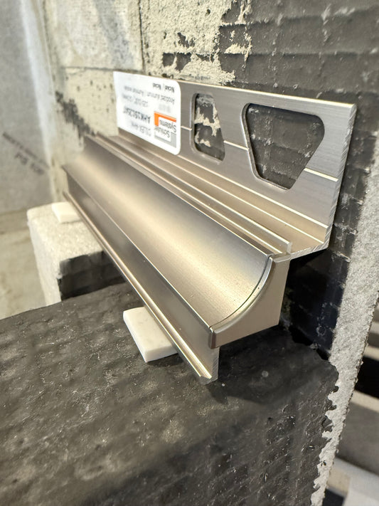 Nickel Thick Trim 3/8" 8ft 2in