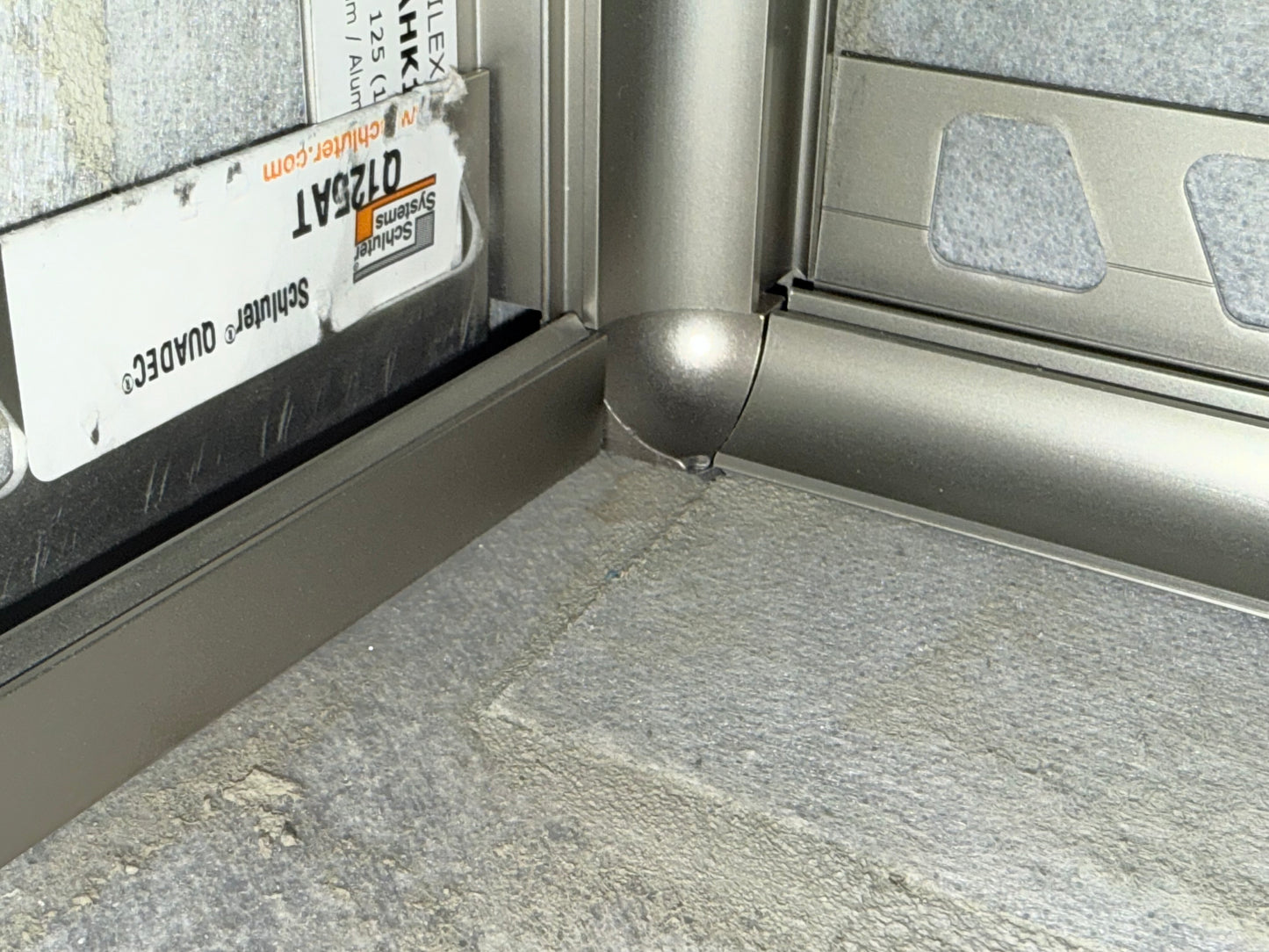 Nickel Trim Inside Corner