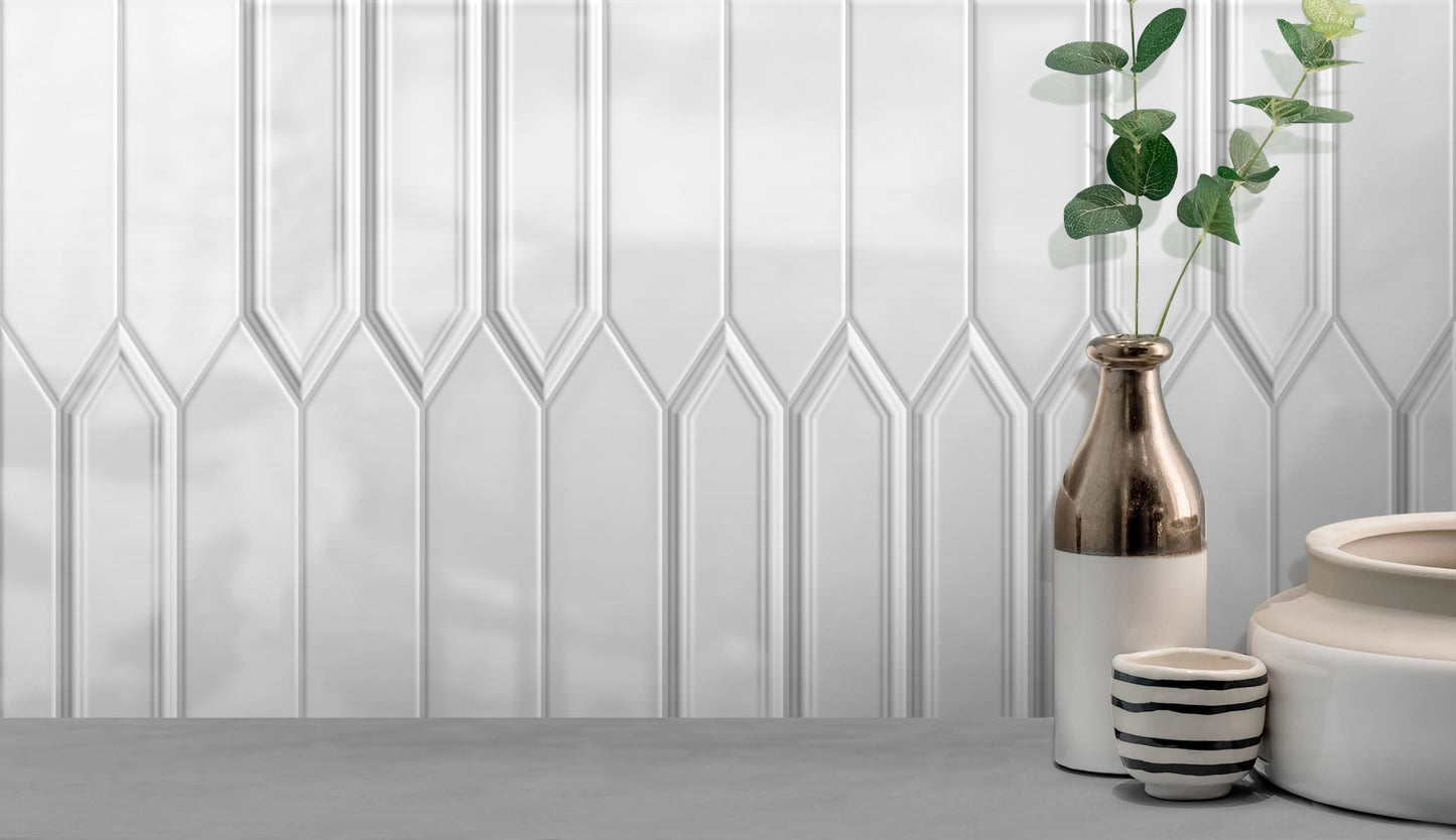 Orleans Kenner Square 2x8 Picket Flat Ceramic Tile