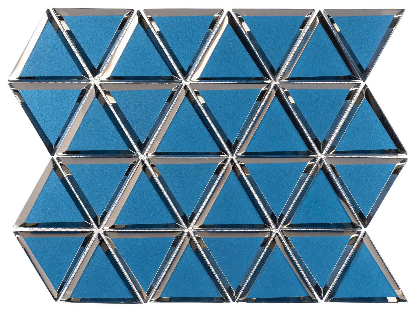 Pompeii Blue Triangle 3x3