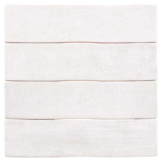 Rythmique White 3x12 Ceramic Tile