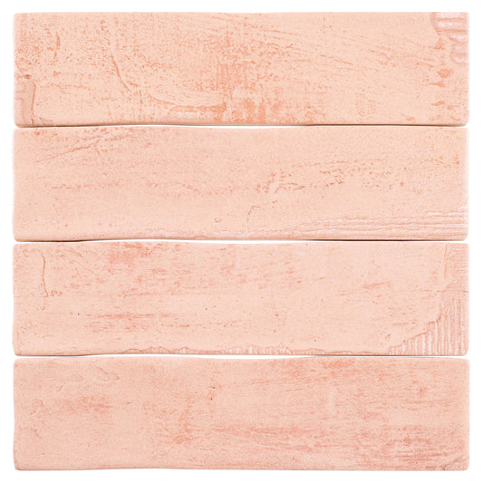Rythmique Pink 3x12 Ceramic Tile