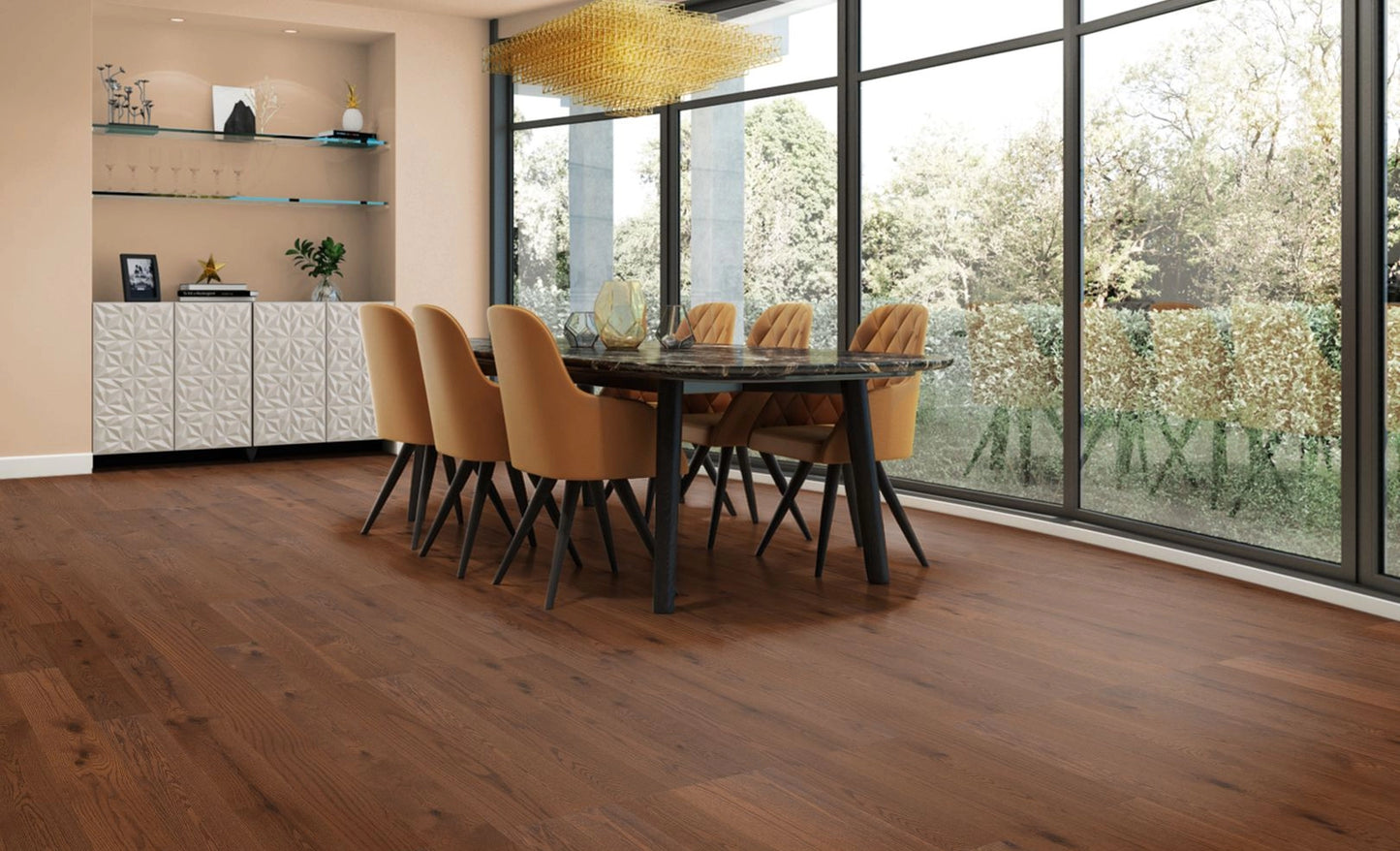 Red Oak Amaretto 3¼ Satin