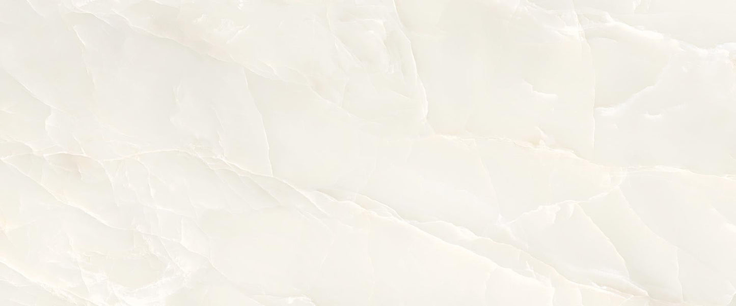 Smooth Operator Ivory Onyx 48x110 Porcelain Slab