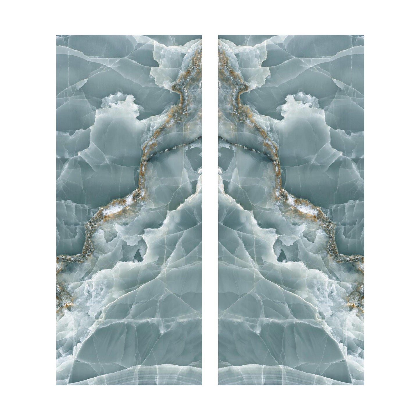 Smooth Operator Green Onyx 48x110 Porcelain Slab