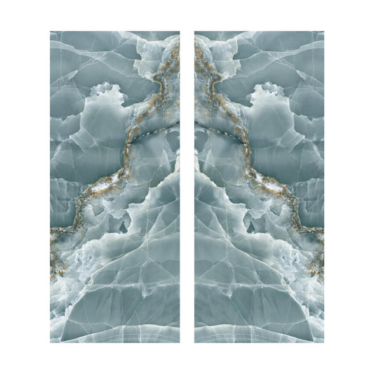 Smooth Operator Green Onyx 48x110 Porcelain Slab