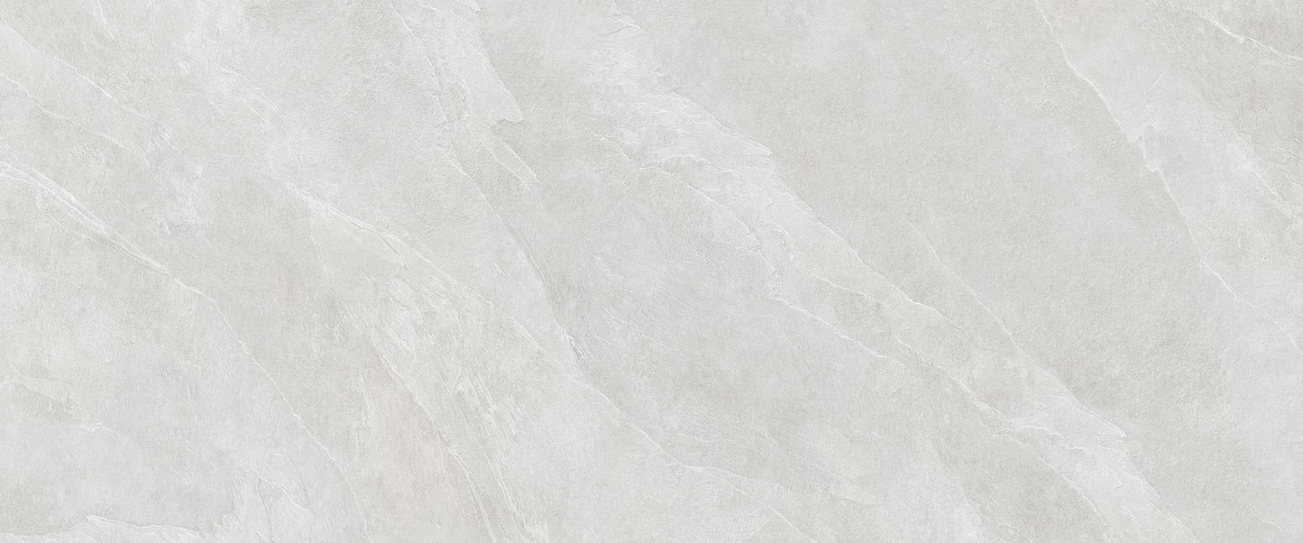 Smooth Operator Snow Slate 48x110 Porcelain Slab