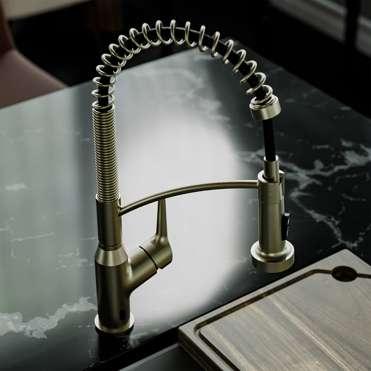 Spot-Free Champagne Bronze Scottsdale Sensor Faucet 18-5/8"
