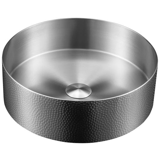 Stainless Steel Vessel Vanity Sink 15"