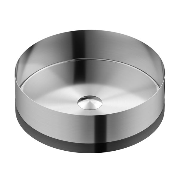 Stainless Steel Vessel Vanity Sink 15-3/4"
