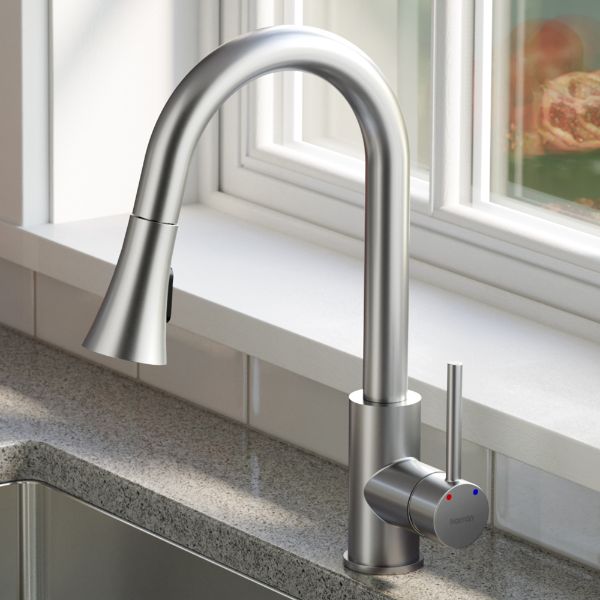 Stainless Steel Weybridge Faucet 14-3/4"