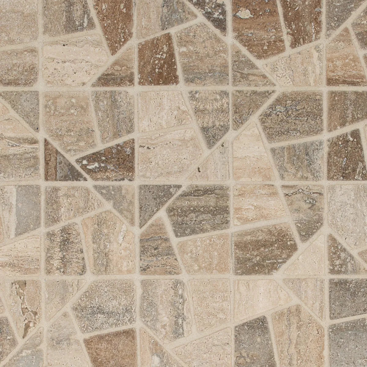 Taupe Terrain Mosaic 12x12
