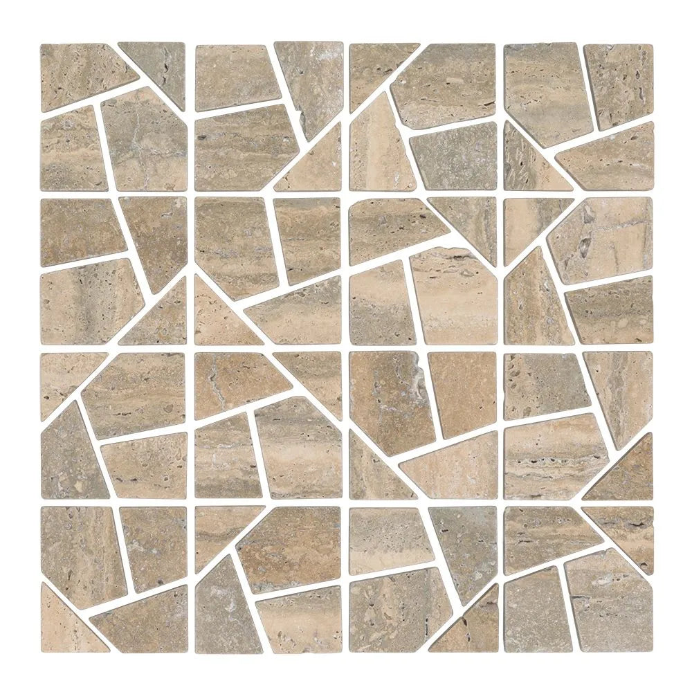 Taupe Terrain Mosaic 12x12