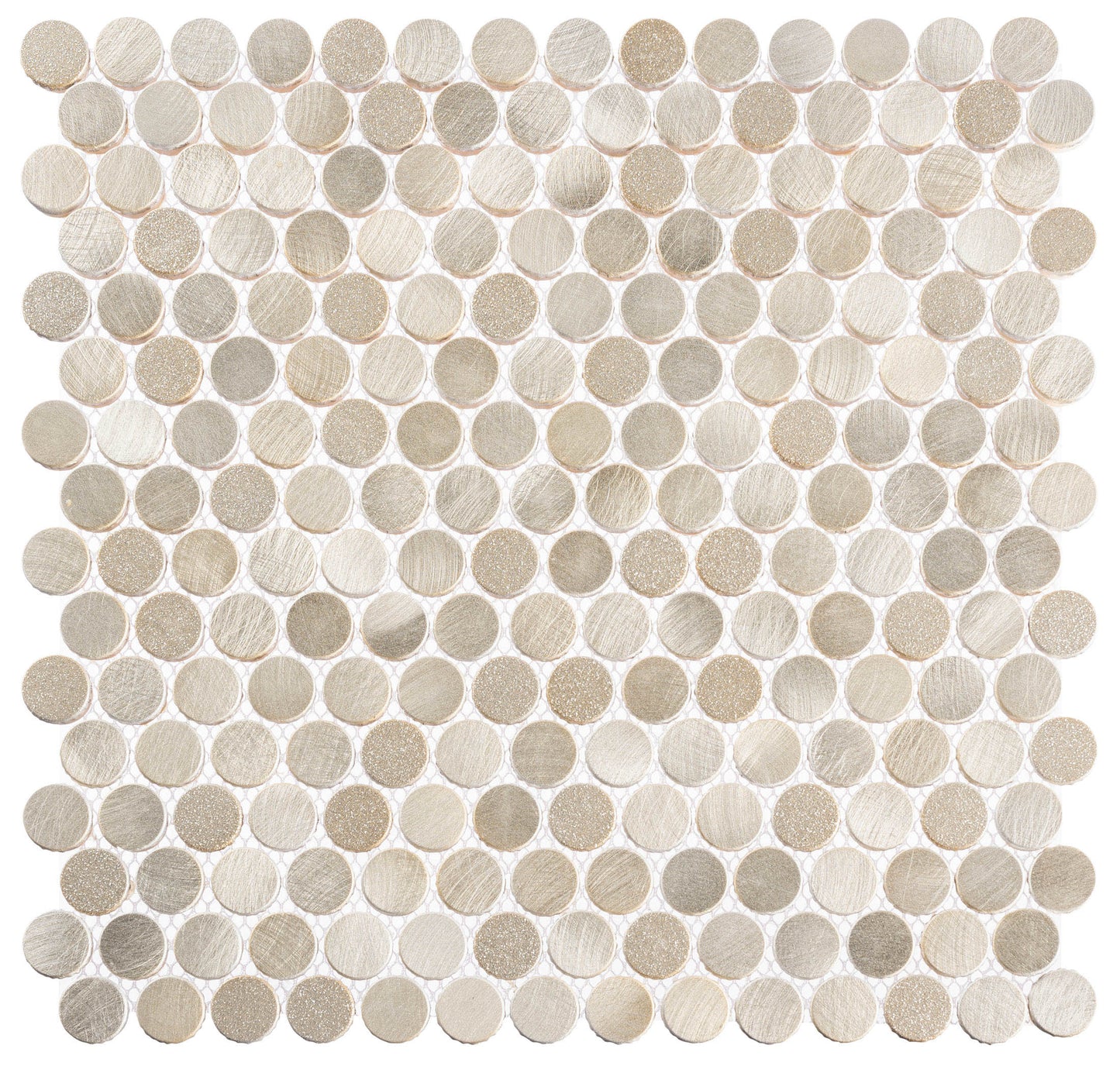 Thunderburst 12x12 Penny Round Mosaic