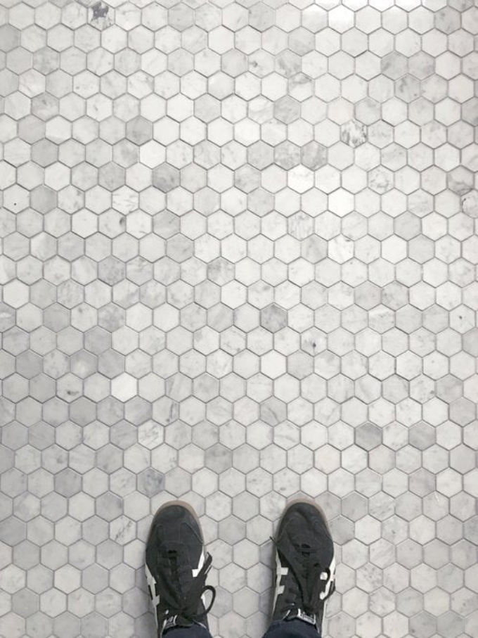 Venatino Carrara Hexagon 2x2 Honed