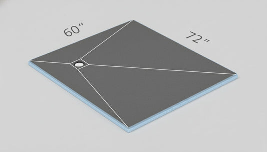 Wedi Pan 5x6 Corner Drain