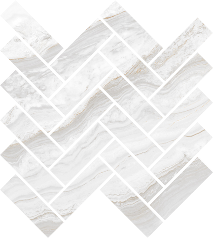 White Sands Herringbone 1x3 Matte