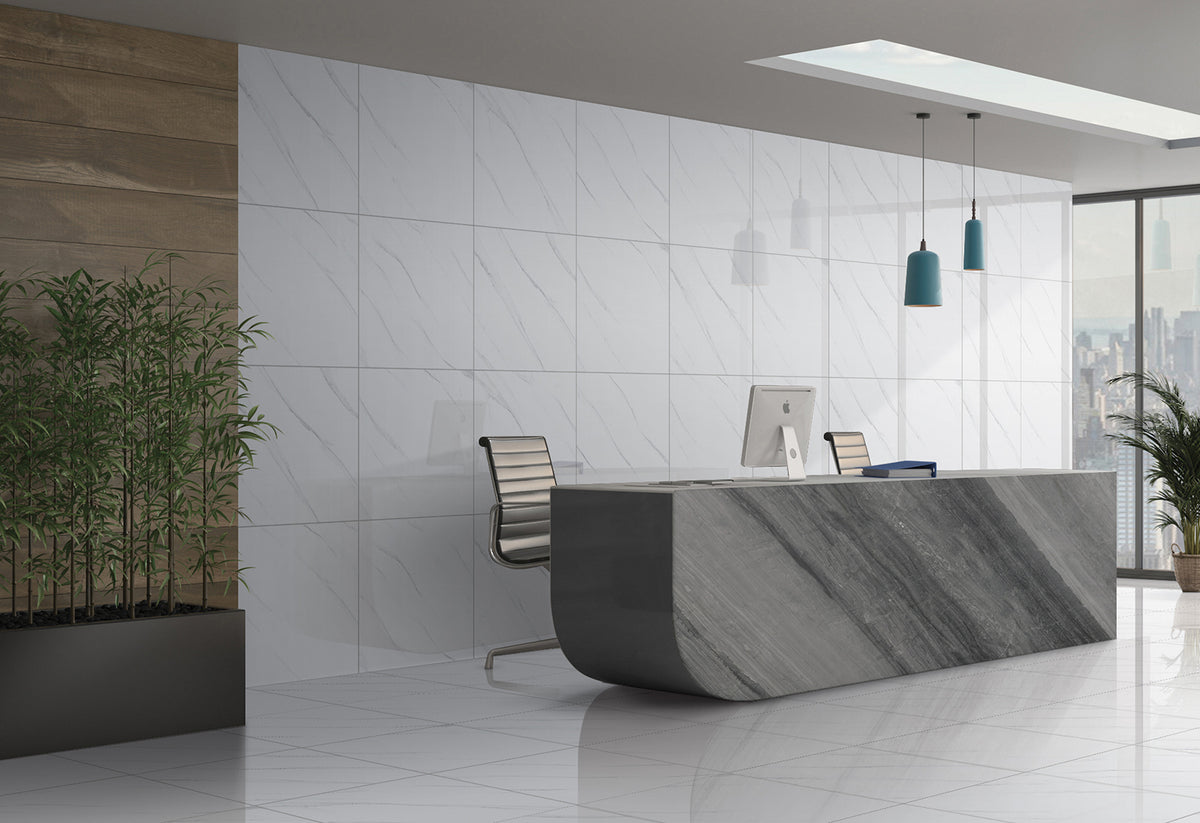 White 24x48 Polished room