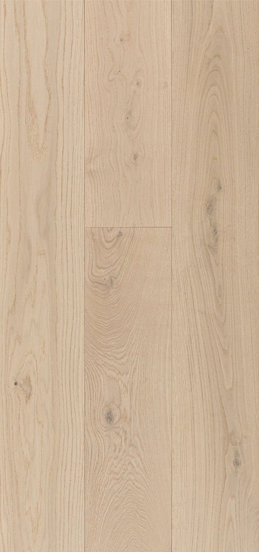 Close-up of a wooden floor with a light brown color and visible grain pattern.