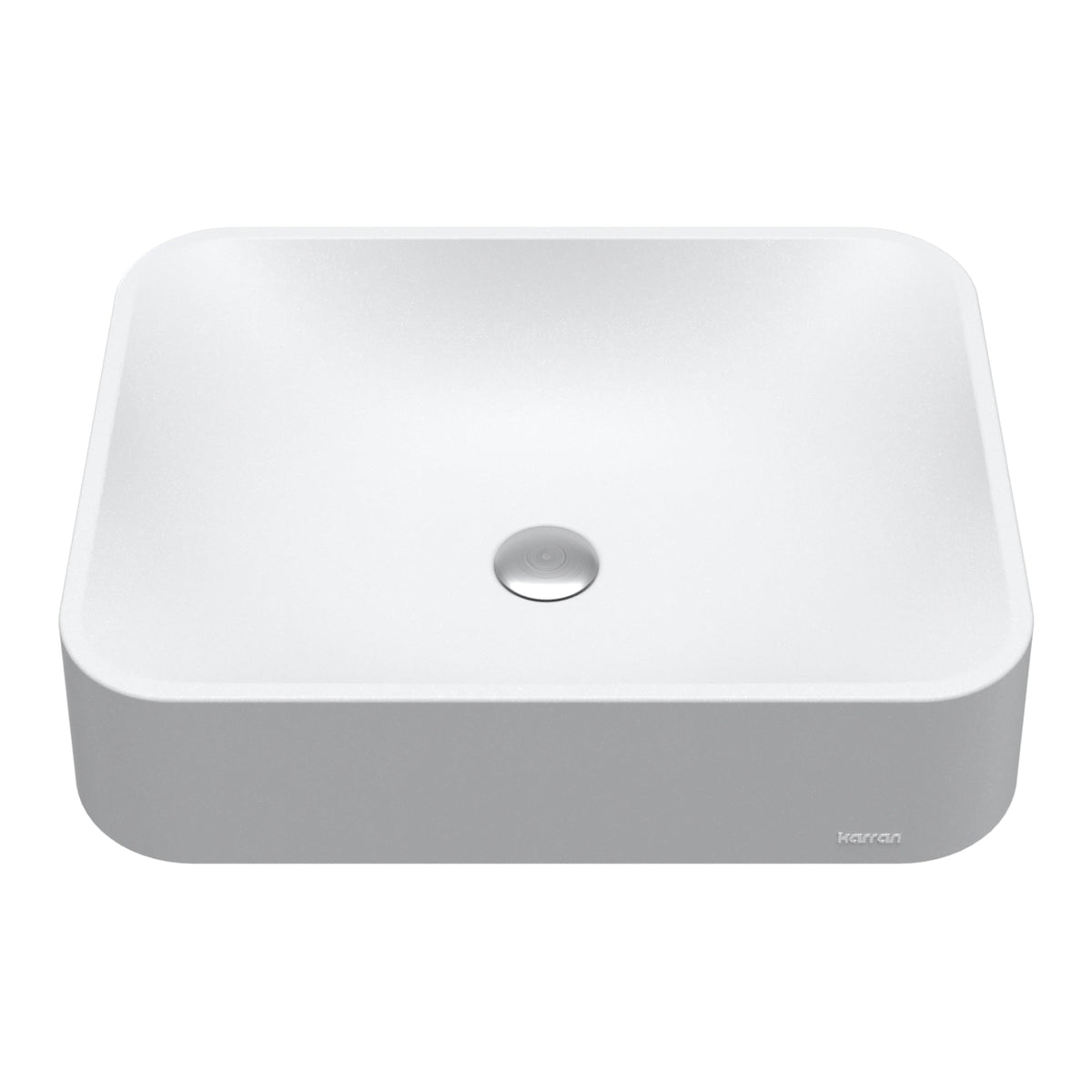 White Seacrest Quartz Vessel Vanity Sink 21-1/2"