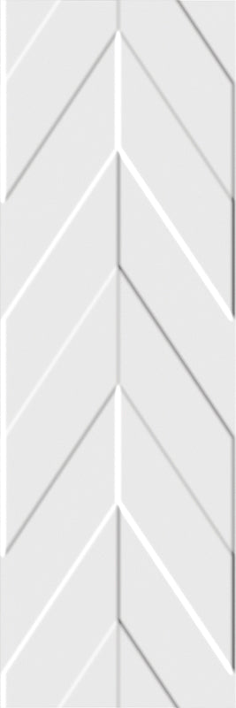 White chevron pattern on a white background