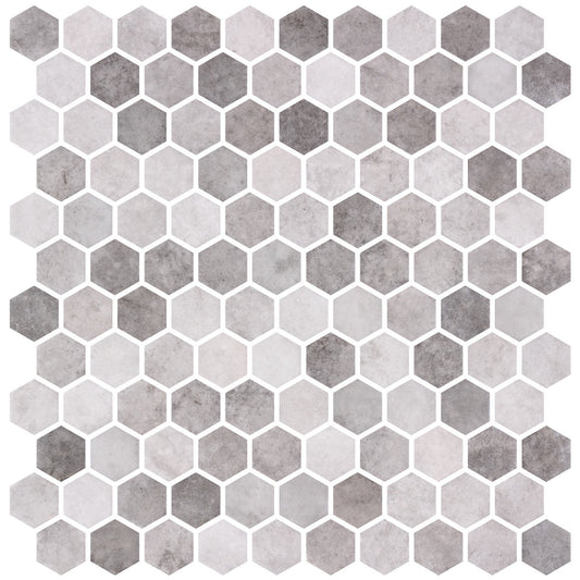 Zement Grey Hexagon 1x1