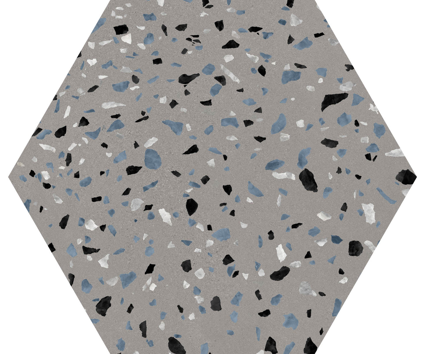 Abstract Gray 8x9 Hex
