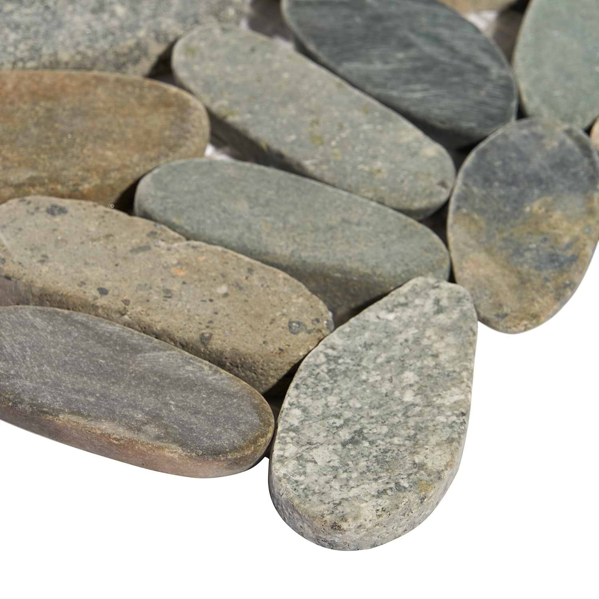 Pebblestone Sumatra Sliced Flat Oval Honed