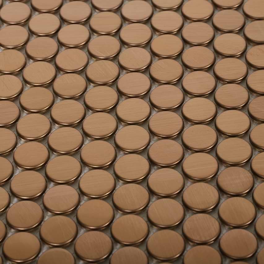 Copper Circles Brushed