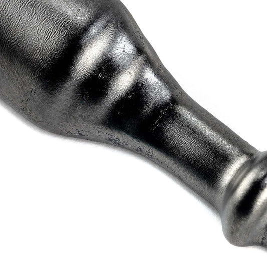 Baroque Glass Crackled Gun Metal Corner Base Molding Crackled