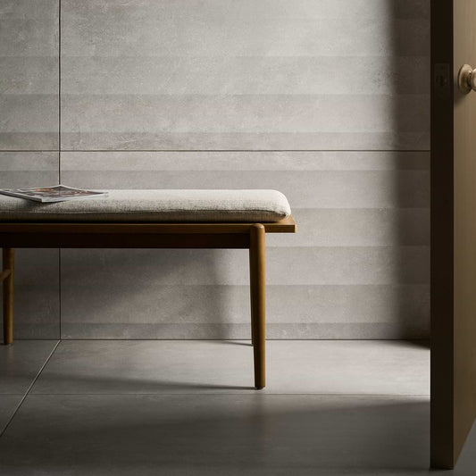 Taupe Waves 24X48 Matte