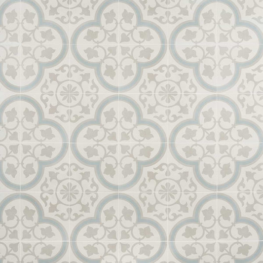 Silver Ornate 9X9 Matte
