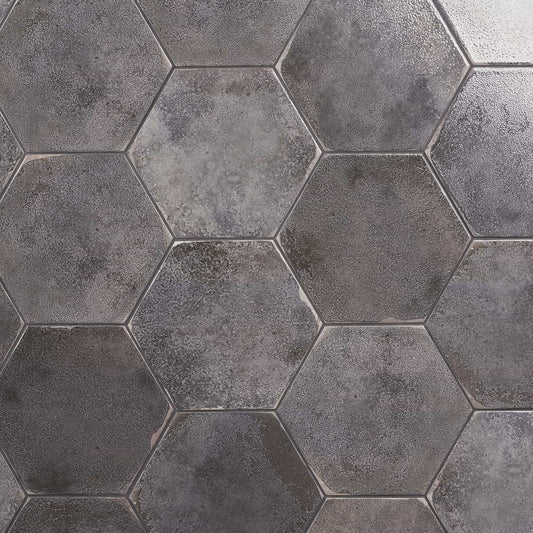 Antracite 9" Hex Polished