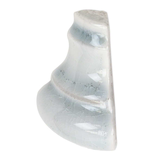 Baroque Glass Crackled Outside Sky Corner for Trim Polished FXBRQCRCRNSKY1X2
