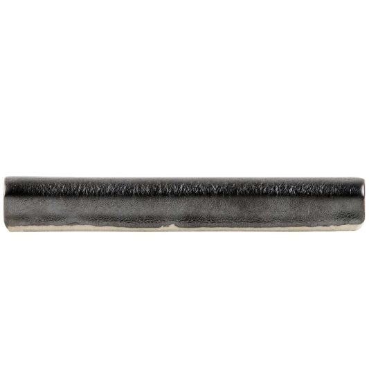 Baroque Glass Crackled Pencil Gun Metal Trim