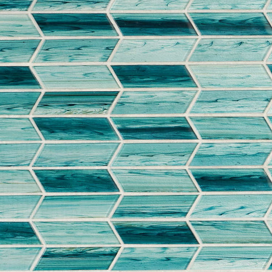Brook Chevron Teal Polished (discontinued)