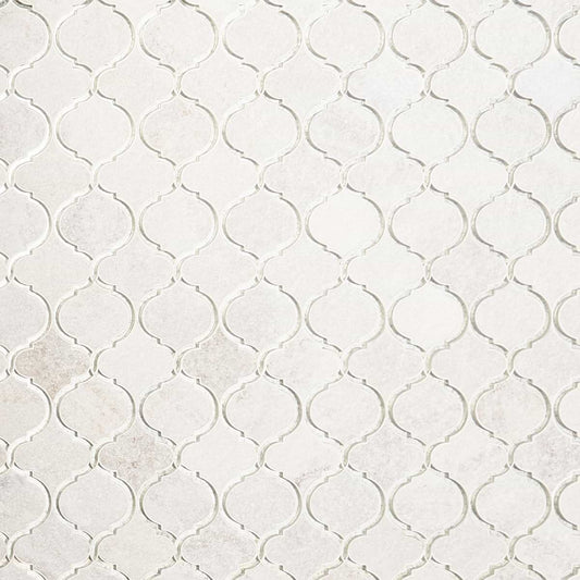 White Quartz Antique Mirror Line Polished