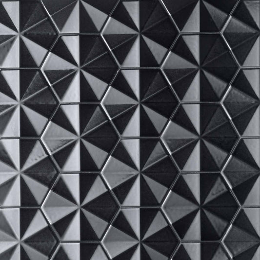 Ogassian 3D Metallic 6" Hex Polished