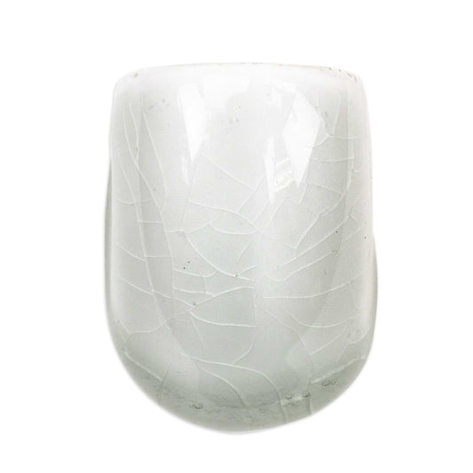 Baroque Glass Crackled Outside Grigio Corner for Trim (discontinued)