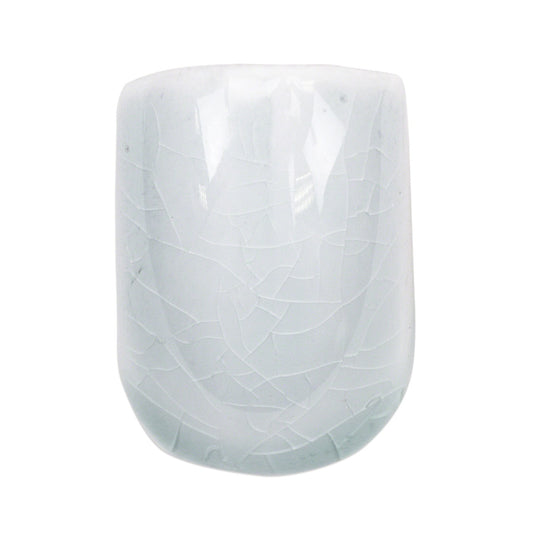Baroque Glass Crackled Outside Sky Corner for Trim Polished FXBRQPENCRNSKY1X1