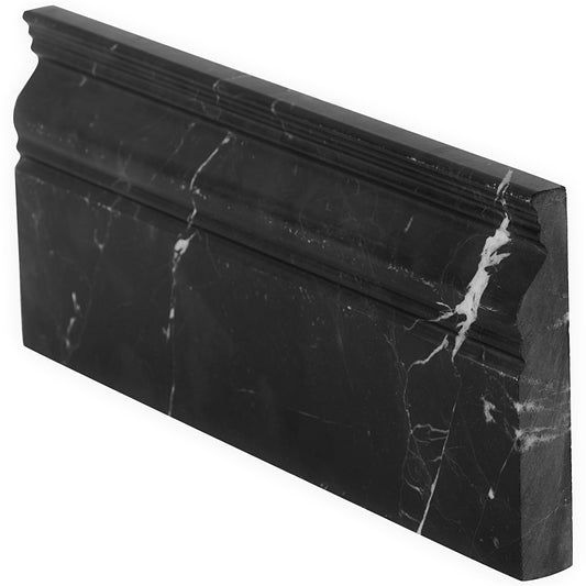 Base Molding Nero Marquina Honed