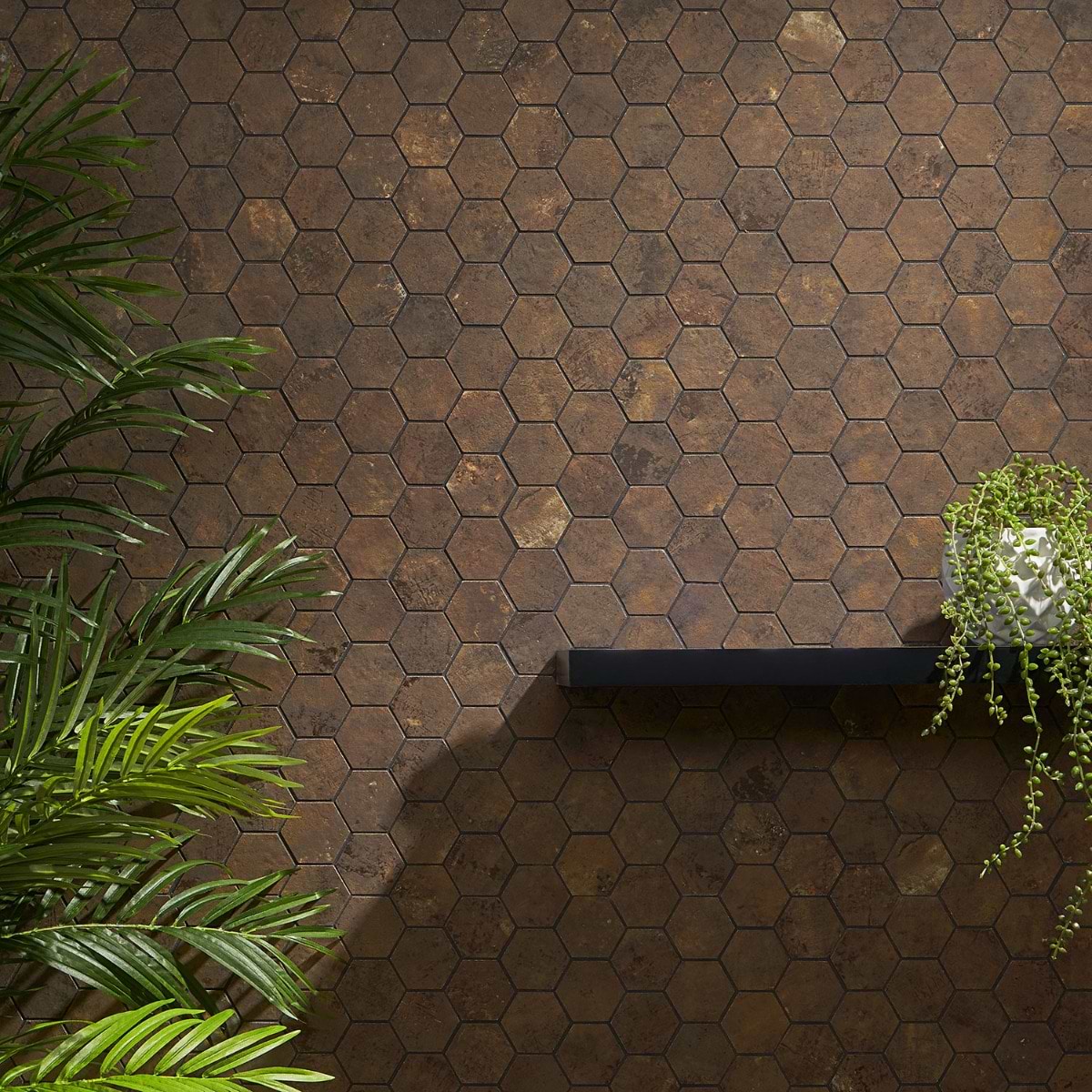 Copper 2" Hex Matte