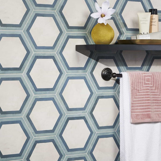 Ocean Cielo 8" Hex Matte