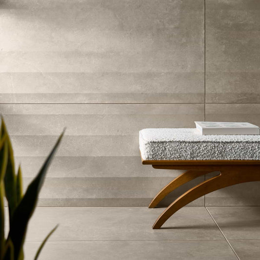 Gray Waves 24X48 Matte