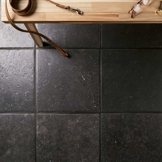 Belgian Bluestone Roman Finish, Chiseled 18X18