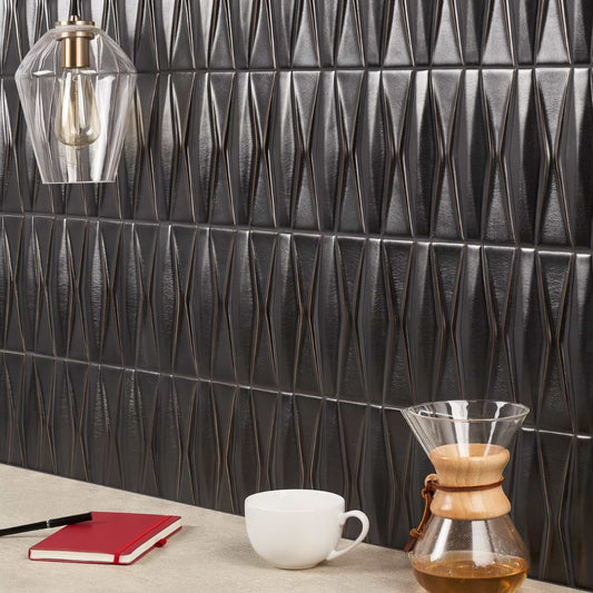 Baroque Glass Adwick Gun Metal Matte