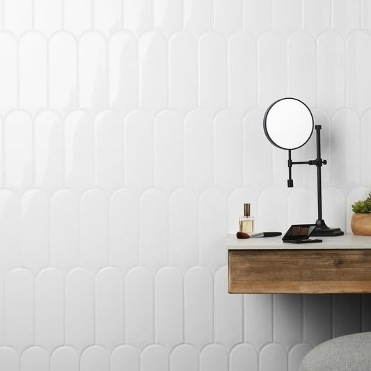 White 3X8 Glossy