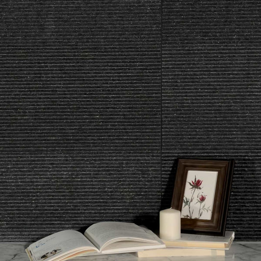 Carvina Split Noir Basalt 12X24 Textured