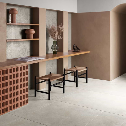 Avorio White 36X36 Semi-Polished