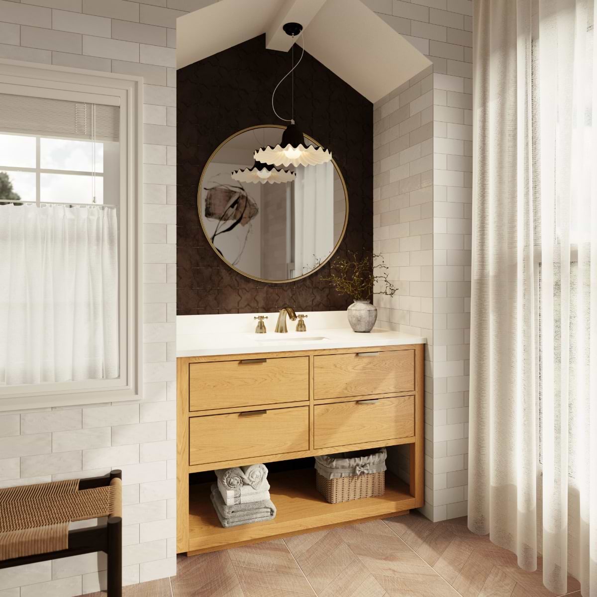 Dayton Woodgrain 48" Single Vanity without Top (discontinued)